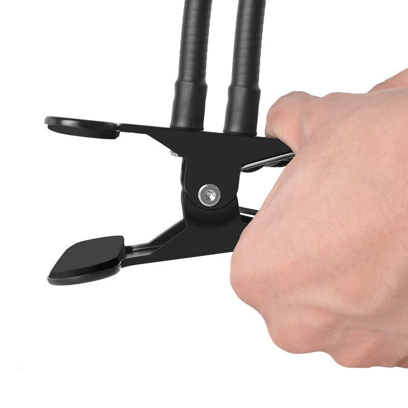 Flexible Clip-on Photography Selfie Ring Light with Adjustable Brightness