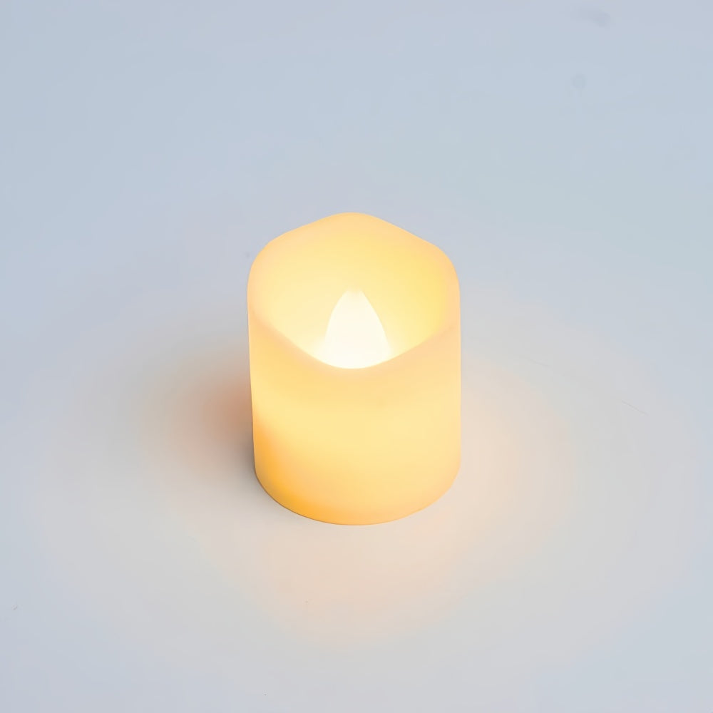 Flameless Battery-Powered LED Tea Light Candles