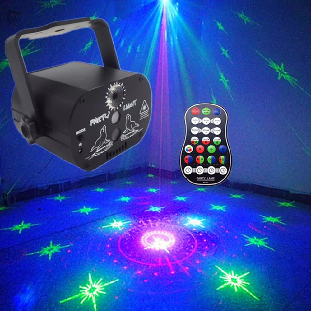 Disco Light Mini Laser Light RGB Stage Lights