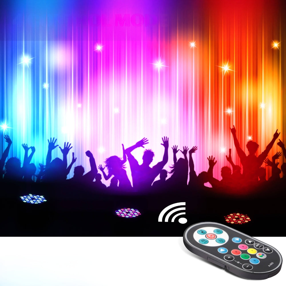 LED Par Light RGBW DMX Stage Flat Par Lighting Effect