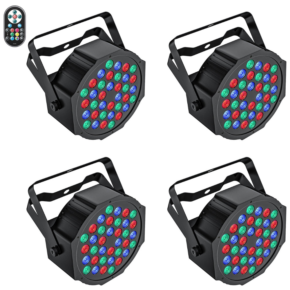LED Par Light RGBW DMX Stage Flat Par Lighting Effect