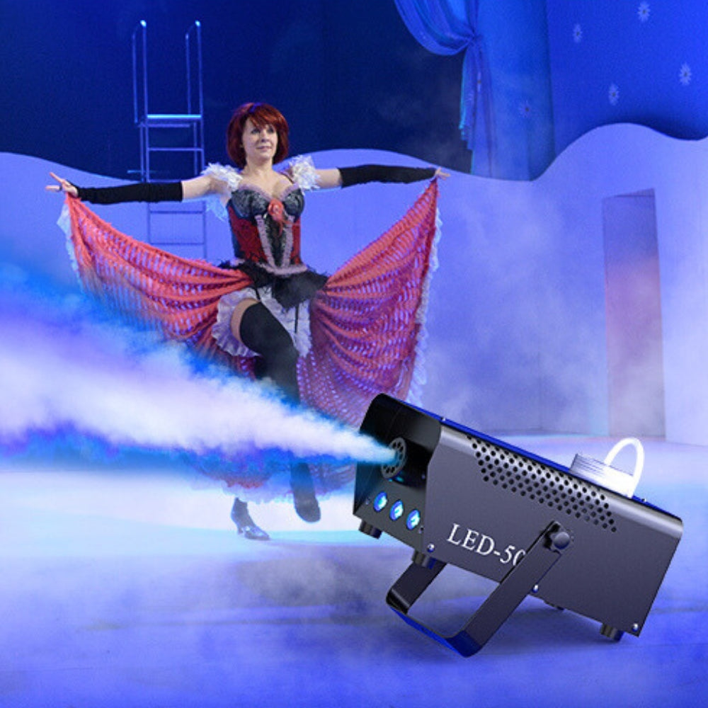 500W Fogger Stage RGB LED Effect DJ Smoke Machine Disco Wedding Fogger Machine Stage lights