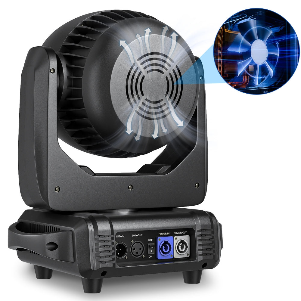DMX 19x15W RGBW 4in1 LED Wash Zoom Moving Head Beam Light DJ Party Stage Light