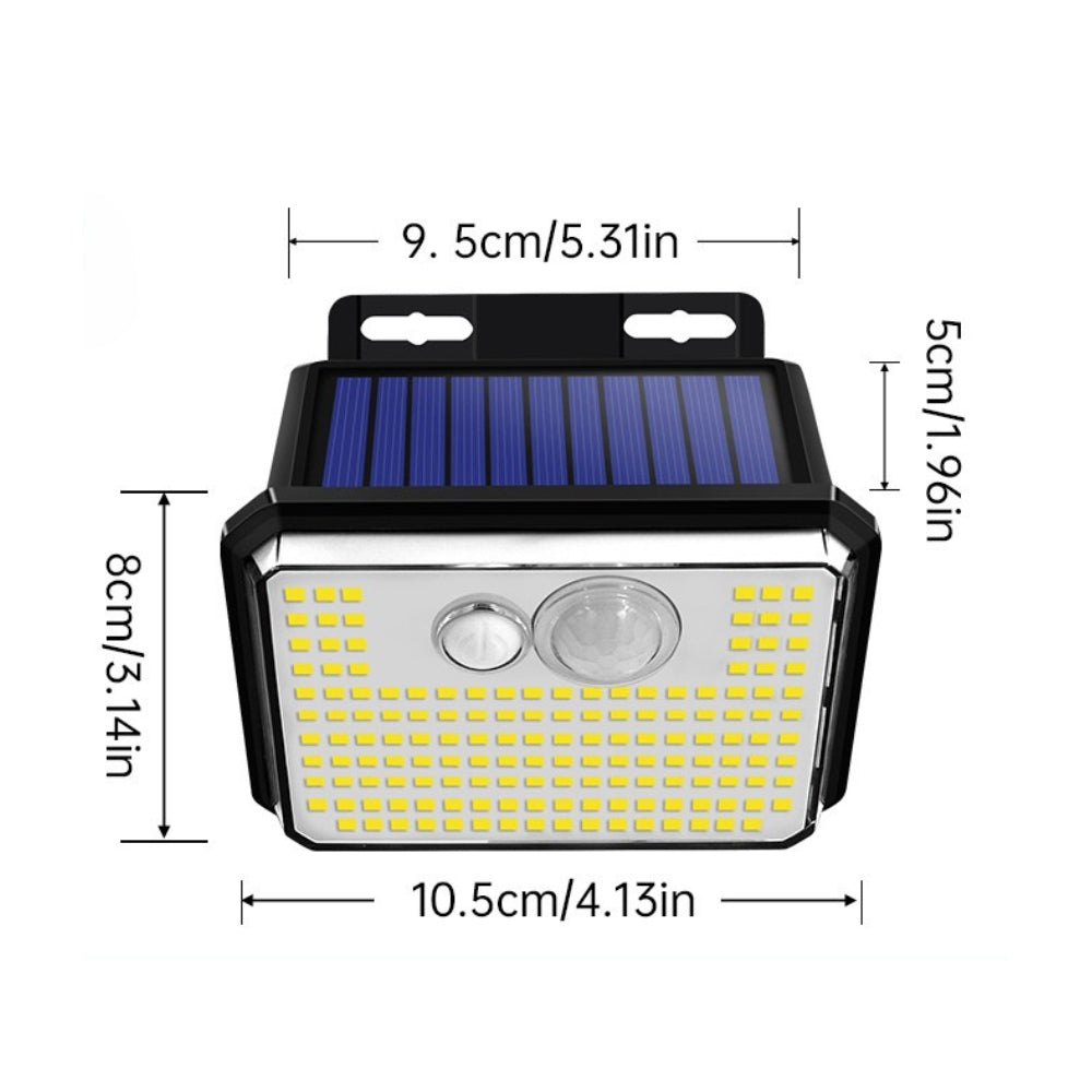 IP65 Waterproof Solar Outdoor Garden Lights Super Bright 148 LEDs