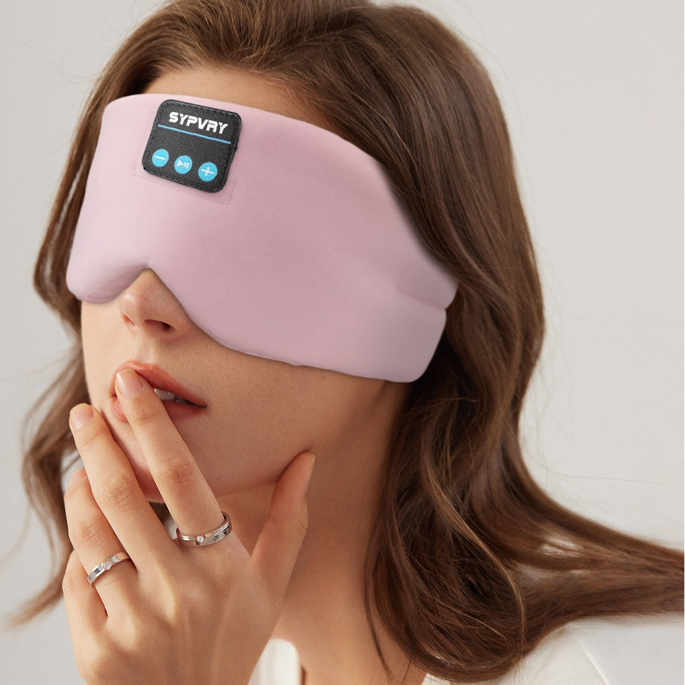 Bluetooth Sleep Headphones Eye Mask for Side Sleepers and Travel