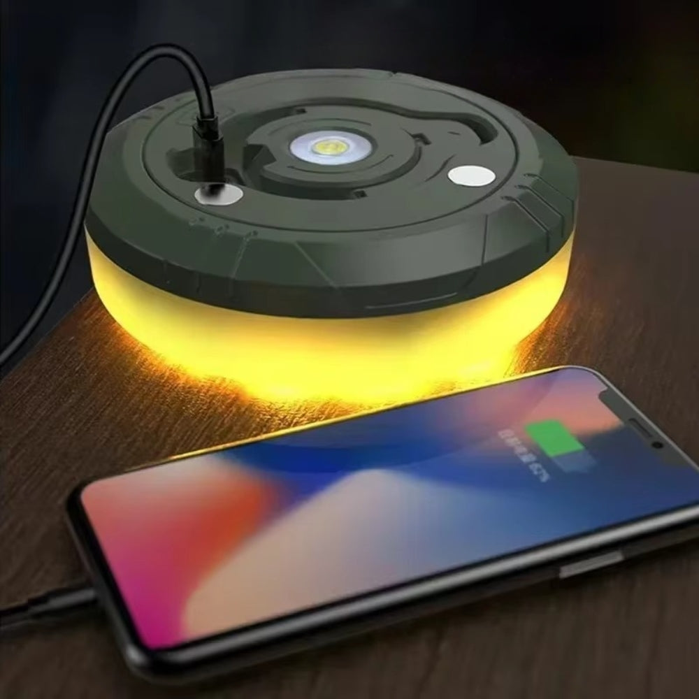 10M Waterproof LED Camping Lamp Strip 4-in-1 Atmosphere Light for Tent Garden