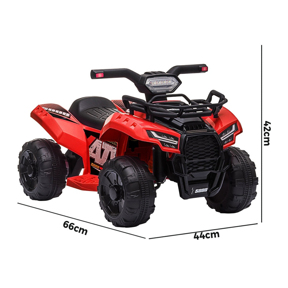 Kids Electric Ride On ATV Rechargeable Car Red