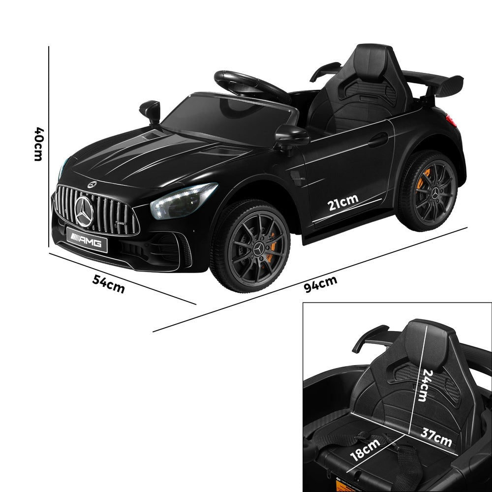 Kids Ride On Car Mercedes-Benz Licensed AMG GTR Black