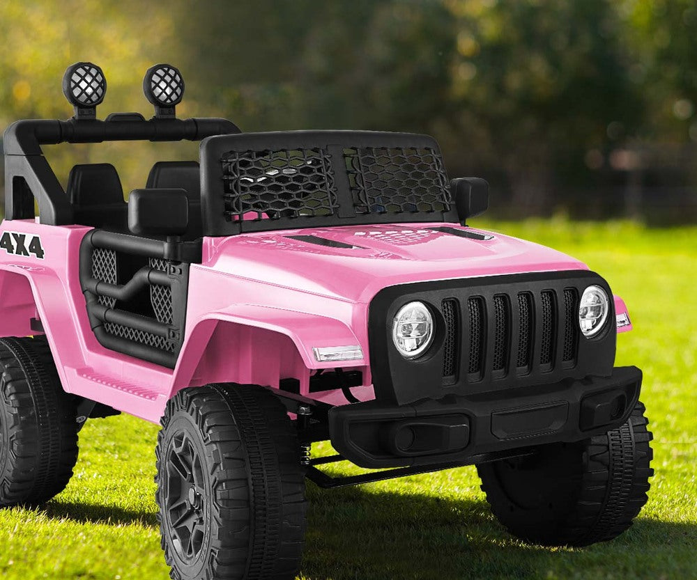 Kids Ride On Car with Twin Motors and Remote Pink