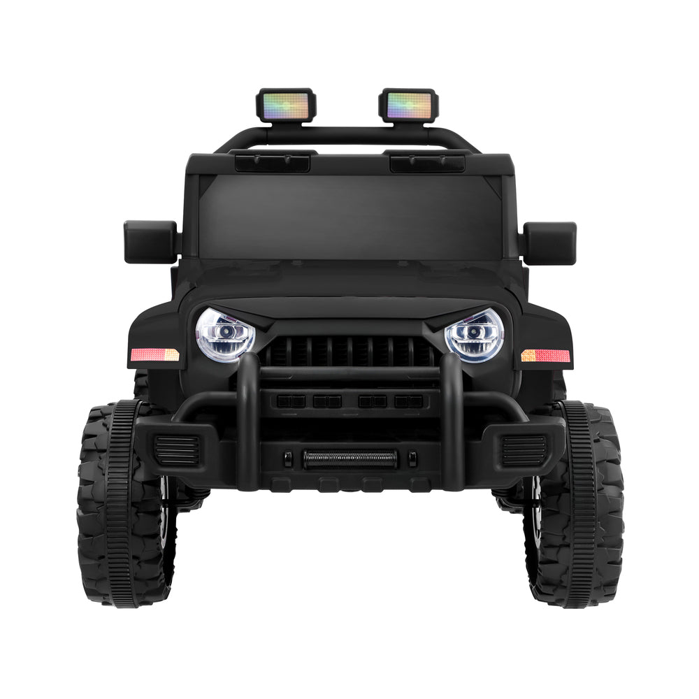 Black 12V Electric Kids Ride-On Jeep with Remote Control