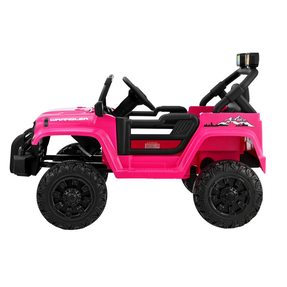 Pink 12V Electric Kids Ride-On Jeep with Remote Control