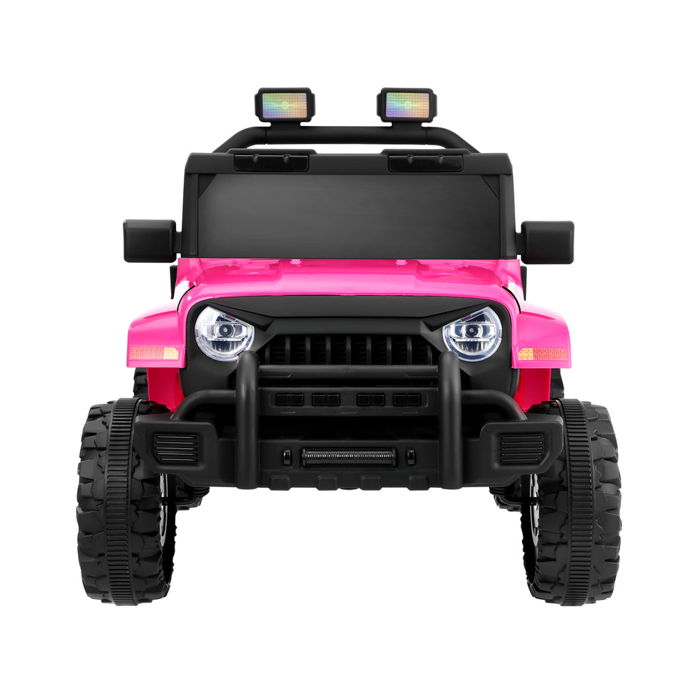 Pink 12V Electric Kids Ride-On Jeep with Remote Control