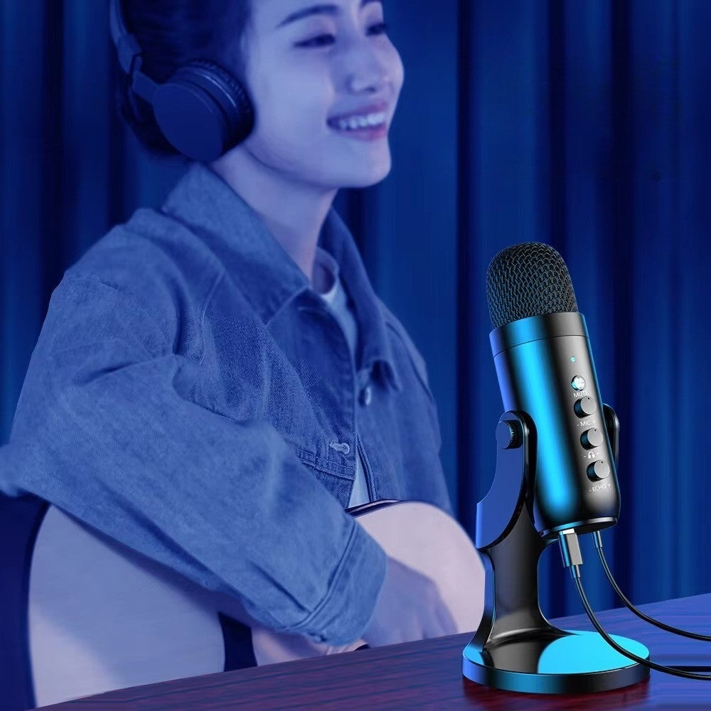 Condenser Microphone USB Tabletop Mic