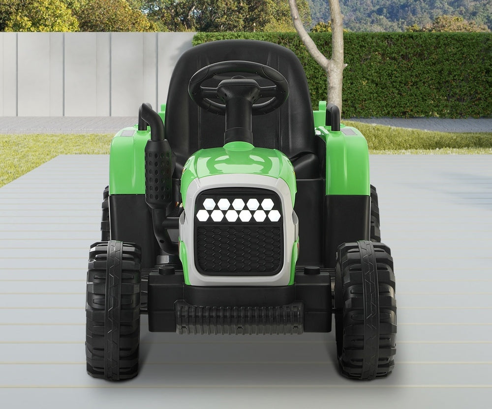 Green Kids Ride On Tractor Car 12V with Remote Control Toy