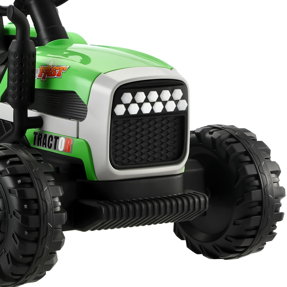 Green Kids Ride On Tractor Car 12V with Remote Control Toy