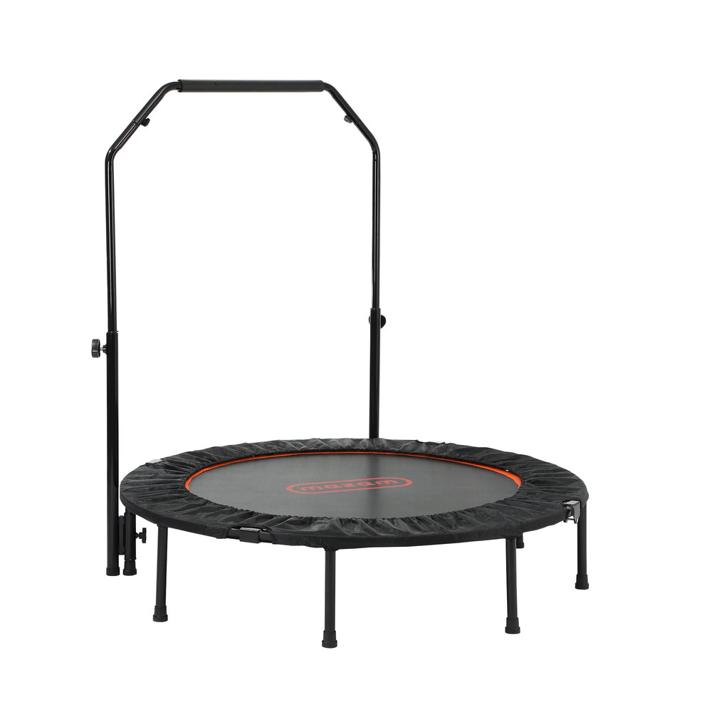 48 Inch Round Trampoline Fitness Rebounder with Handrail