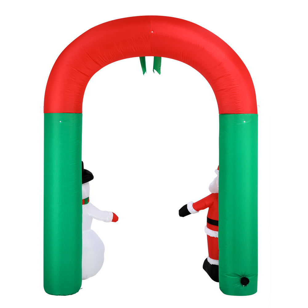 Christmas Inflatable Archway with LED Lights
