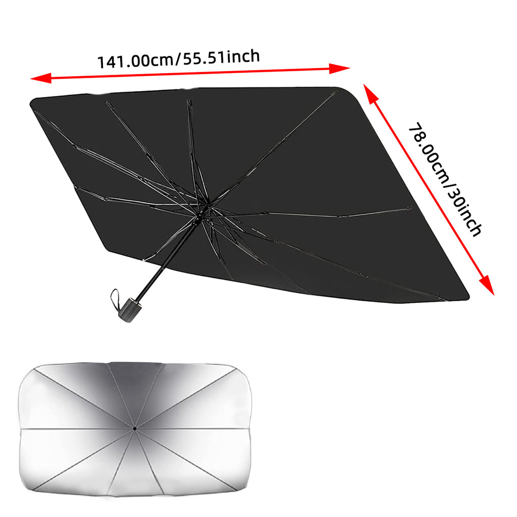 Portable Car Sunshade Retractable Front Windshield Visor