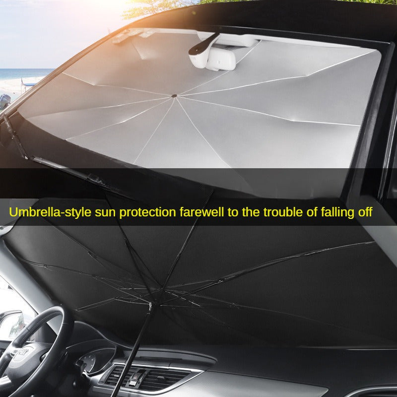 Portable Car Sunshade Retractable Front Windshield Visor