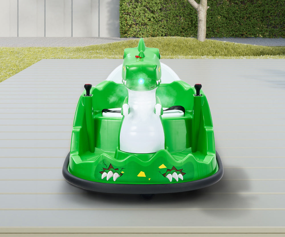 Kids Ride On Bumper Car with Remote Control LED and Spray Trex